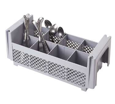 Cambro Dishwasher Rack Each / Soft Gray Cambro 8FBNH434151 Flatware Washing Basket, half size, 18"; x 7-3/4"; x 7-1