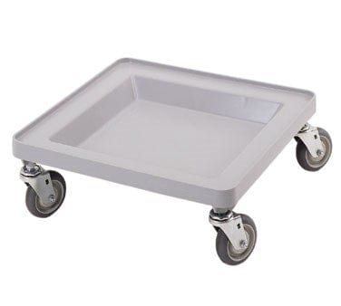 Cambro Dishwasher Rack Each / Soft Gray Cambro CDR2020151 Soft Gray Plastic Camdolly Dish Glass Rack Dolly without Handle | Denson CFE