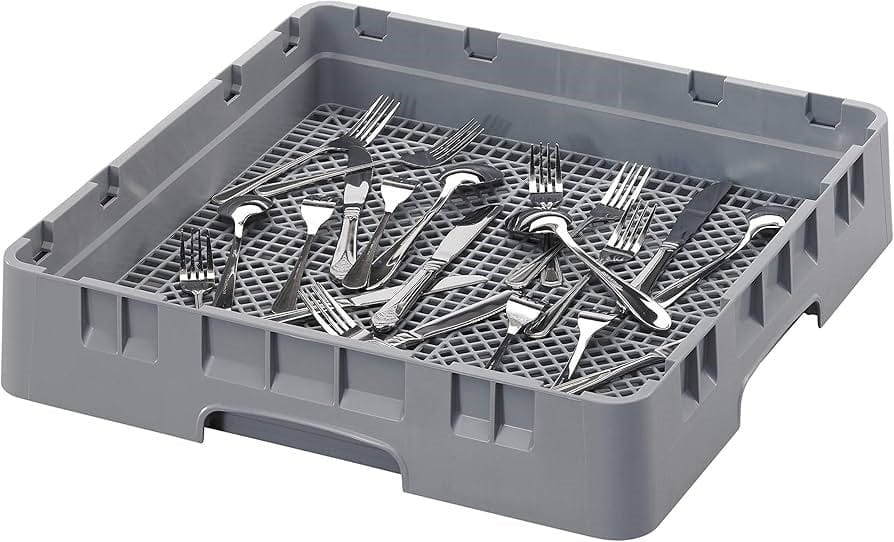 Cambro Dishwasher Rack Each / Soft Gray Cambro FR258151 Camrack Full Size Flatware Rack | Denson CFE