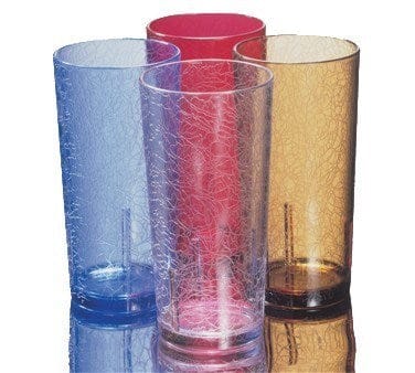 Cambro Drinkware Each / Clear Cambro D24152 Clear Del Mar 24 oz. Plastic Tumbler - Case of 36 | Denson CFE