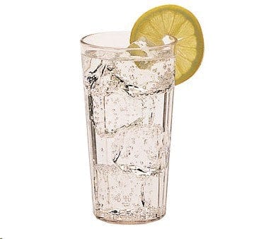 Cambro Drinkware Each / Clear Cambro NT16152 Newport Tumbler - Fluted, 16.4 oz., Slate Blue | Denson CFE