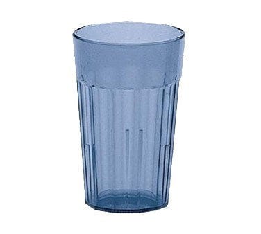Cambro Drinkware Each / Clear Cambro NT16152 Newport Tumbler - Fluted, 16.4 oz., Slate Blue | Denson CFE