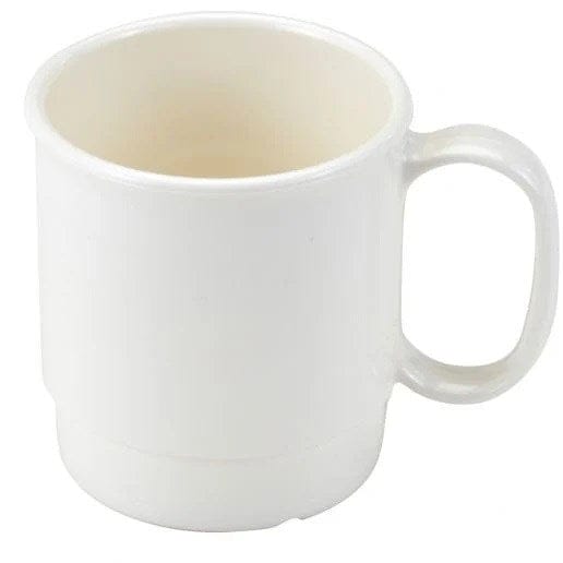 Cambro Drinkware Each / Polycarbonate / White Cambro 75CW148 Camwear 7.5 Oz Stacking Cup - White | Denson CFE