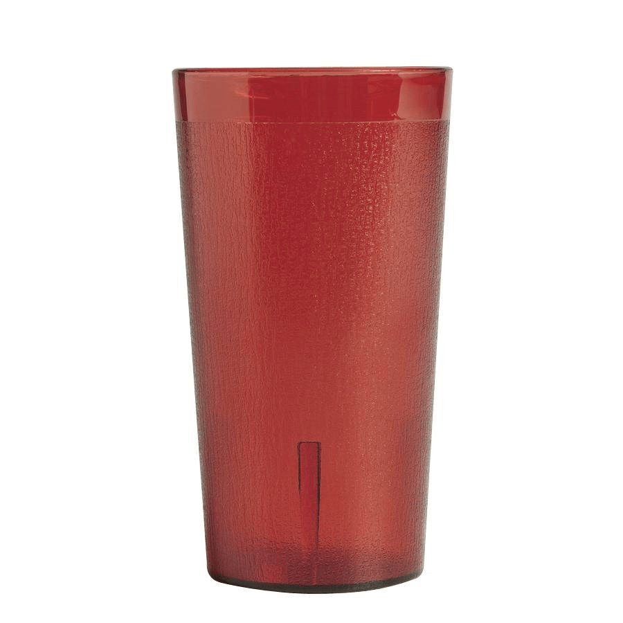 Cambro Drinkware Each / Ruby Red Cambro 1200P156 Colorware 12.6 Oz Plastic Tumbler - Ruby Red, Case of 72 | Denson CFE