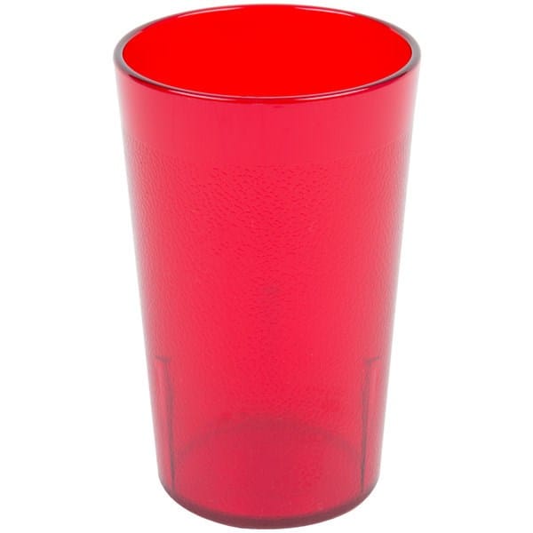 Cambro Drinkware Each / Ruby Red Cambro 950P156 Colorware Tumbler – 9.8 oz, Ruby Red SAN Plastic, Textured Exterior | Denson CFE