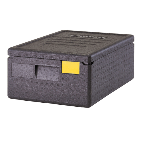 Cambro Food Holding & Warming EACH / Black Cambro EPP140SW110 Cam GoBox Insulated Food Pan Carrier 28.5 qt Top Load | Denson CFE