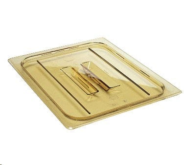 Cambro Food Pans Each / Amber Cambro 20HPCH150 H-Pan Cover, 1/2 size, high heat, flat with handle, -40xF to 300