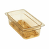 Cambro Food Pans Each / Amber Cambro 30HPD150 H-Pan Drain Shelf, 1/3 Size - Amber, Non-Stick, High Heat Plastic | Denson CFE