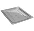 Cambro Food Pans Each / Amber Cambro 90HPC150 H-Pan Food Pan Cover - 1/9 Size, Non-Stick, Flat, Amber