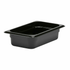 Cambro Food Pans Each / Black Cambro 42CW110 Camwear Food Pan, 1.8 Qt, 1/4 Size, 2-1/2" Deep, Black Polycarbonate | Denson CFE