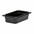 Cambro Food Pans Each / Black Cambro 42CW110 Camwear Food Pan, 1.8 qt. capacity, 2-1/2" deep, 1/4 size