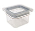Cambro Food Pans Each / Clear Cambro 60CWGL135 GripLid for GN 1/6 Size Food Pan | Denson CFE
