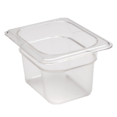 Cambro Food Pans Each / Clear Cambro 84CW135 Camwear. Food Pan, 1/8 size