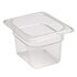 Cambro Food Pans Each / Clear Cambro 84CW135 Camwear Food Pan, 1/8 Size | Denson CFE