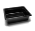 Cambro Food Pans Each / Polycarbonate / Black Cambro 24CW110 4" Deep Black Polycarbonate 1/2 Size Camwear Food Pan - 6.3 Quart Capacity