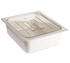 Cambro Food Pans Each / Polycarbonate / Clear Cambro 10CWCH135 Camwear Food Pan Cover - Full Size, Clear Polycarbonate with Handle | Denson CFE