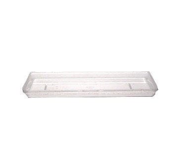 Cambro Food Pans Each / Polycarbonate / Clear Cambro 1218CCW135 12" x 18" Clear Polycarbonate Camwear Food Storage Box Flat Lid