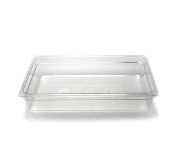 Cambro Food Pans Each / Polycarbonate / Clear Cambro 14CW135 - Full Size Clear Camwear Food Pan, 4 Inch Deep, 13.7 Qt Capacity