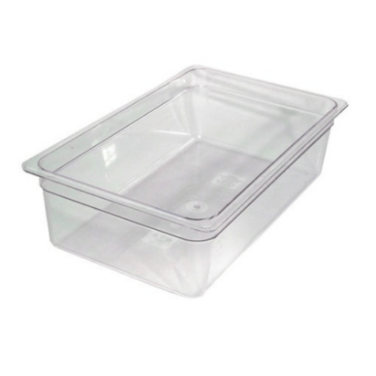 Cambro Food Pans Each / Polycarbonate / Clear Cambro 16CW135 6" Deep Clear Polycarbonate Full Size Camwear Food Pan - 20.6 Quart Capacity