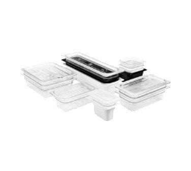 Cambro Food Pans Each / Polycarbonate / Clear Cambro 22CW135 2-1/2" Deep Clear Polycarbonate 1/2 Size Camwear Food Pan - 4.1 Quart Capacity