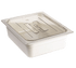 Cambro Food Pans Each / Polycarbonate / Clear Cambro 30CWCH135 1/3 Size Clear Polycarbonate Camwear Food Pan Flat Lid with Handles | Denson CFE