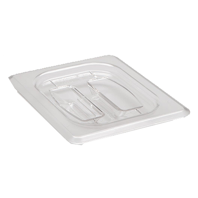 Cambro Food Pans Each / Polycarbonate / Clear Cambro 80CWCH135 Camwear. Food Pan Cover, 1/8 size, with handle, polycarbonate