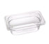 Cambro Food Pans Each / Polycarbonate / Clear Cambro 92CW135 2-1/2" Deep Clear Polycarbonate 1/9 Size Camwear Food Pan - 0.6 Quart Capacity | Denson CFE