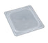Cambro Food Pans Each / Translucent Cambro 60PPCWSC438 1/6-Size Food Pan Seal Cover Translucent Polypropylene Blue | Denson CFE