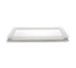 Cambro Food Pans Each / White Cambro 1218CP148 12" x 18" White Polyethylene Food Storage Box Flat Lid