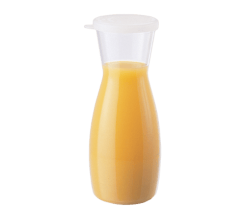 Cambro Food Service Supplies Each / Polycarbonate / Clear Cambro WW500CW135 Clear 1/2 Liter Camwear Camliter Polycarbonate Beverage Decanter with Flat Lid | Denson CFE