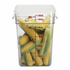 Cambro Food Storage Container Each / Clear Cambro 22SFSCW135 CamSquare Food Storage Container - 22 qt, Clear Polycarbonate | Denson CFE