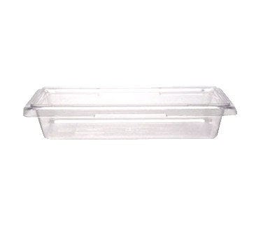 Cambro Food Storage Container Each / Polycarbonate / Clear Cambro 12183CW135 Camwear Food Storage Container, 12" x 18" x 3-1/2", 1.75 gallon capacity, dishwasher safe, smooth surface, polycarbonate, clear, NSF