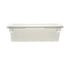 Cambro Food Storage Container Each / White Cambro 12186P148 White Poly Half Size 3 Gallon Food Storage Box