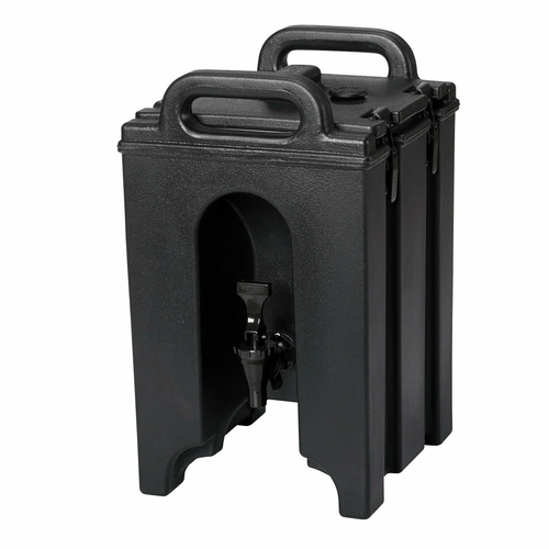 Cambro Other Equipment Each / Black Cambro 100LCD110 Black 1.5 Gallon Camtainer Insulated Beverage Dispenser | Denson CFE