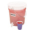 Cambro Other Equipment Each / White Cambro DSPR6148 Beverage Dispenser 6-Gallon Polyethylene Six Beverage Labels | Denson CFE