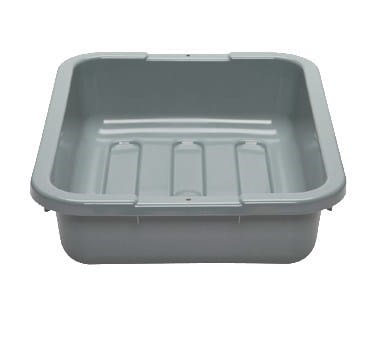 Cambro Sanitation & Janitorial Each / Grey Cambro 1520CBP180 Cambox Food Storage Box - 15-5/16 x 19-15/16 x 4-15/16 in, Light Gray | Denson CFE