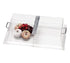 Cambro Serving & Display Each / Clear Cambro RD1220CWH135 Clear Camwear 12 x 20 Rectangular Dome Cover with Hinged Lid | Denson CFE