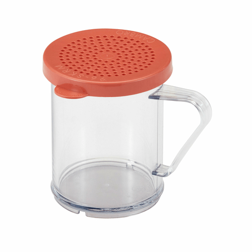 Cambro Shakers & Dredgers Each / Polycarbonate / Rose Cambro 96SKRLM408 Medium Ground Shaker/Dredge Lid - Polycarbonate, Rose | Denson CFE