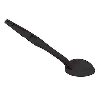 Cambro Smallwares Each / Amber Cambro SPO13150 Amber Plastic 13" High Heat Solid Deli Spoon | Denson CFE