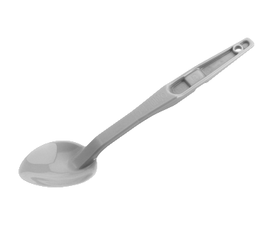 Cambro Smallwares Each / Beige Cambro SPO13CW133 Deli Spoon 13 Inch Solid Notched Back Hanging Hole Polycarbonate | Denson CFE