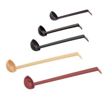 Cambro Smallwares Each / Polycarbonate / Black Cambro LD130110 Camwear Ladle, 13", 1 oz., Plain, Polycarbonate, Black, NSF | Denson CFE