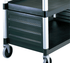 Cambro Storage & Transport Each / Black Cambro BC340KDP110 Single Shelf Panel Set for KD Utility Cart ONLY 31-5/8" x 17-3/4" x 11-3/4" | Denson CFE