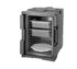 Cambro Storage & Transport Each / Black Cambro UPCH400110 Heated Ultra Pan Carrier, 18-1??8"W x 26-3??8"D x 24-7??9"H, front loading