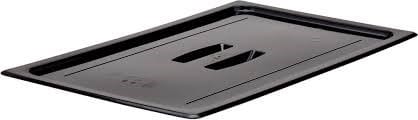 Cambro Storage & Transport Each Cambro 10CWCH110 Camwear Food Pan Cover - Full Size, Black Polycarbonate | Denson CFE