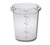 Cambro Storage & Transport Each Cambro RFSCW8135 Camwear Round Storage Container, 8 qt., withstands temperature o