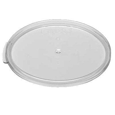 Cambro Storage & Transport Each Cambro RFSCWC6135 Clear Camwear Polycarbonate Round Lid for 6 and 8 Qt Food Storage Containers