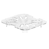 Cambro Storage & Transport Each / Clear Cambro 60CWD135 1/6 Size Drain Shelf Clear Polycarbonate Food Pan Tray | Denson CFE