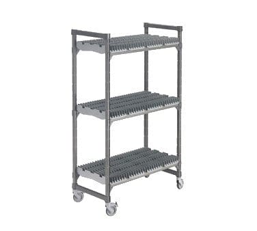 Cambro Storage & Transport Each / Cranberry Cambro EMU244878DRPKG Camshelving Elements Mobile Drying Rack Cart 24 | Denson CFE