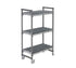 Cambro Storage & Transport Each / Cranberry Cambro EMU244878DRPKG Camshelving Elements Mobile Drying Rack Cart 24 | Denson CFE