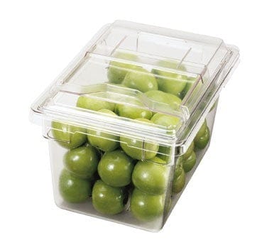 Cambro Storage & Transport Each / Polycarbonate / Clear Cambro 1218SCCW135 Camwear Sliding Lid, 12" x 18", Clear Polycarbonate, NSF | Denson CFE